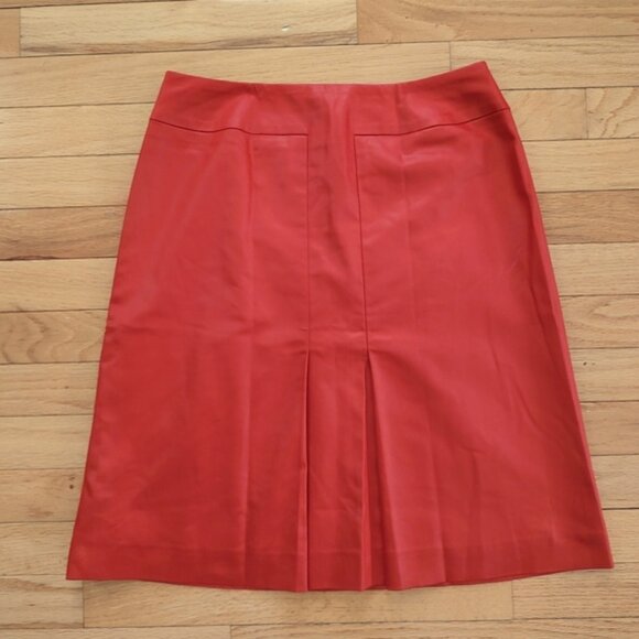 Givenchy pencil A-line pleated skirt 38 EUC - Picture 1 of 6
